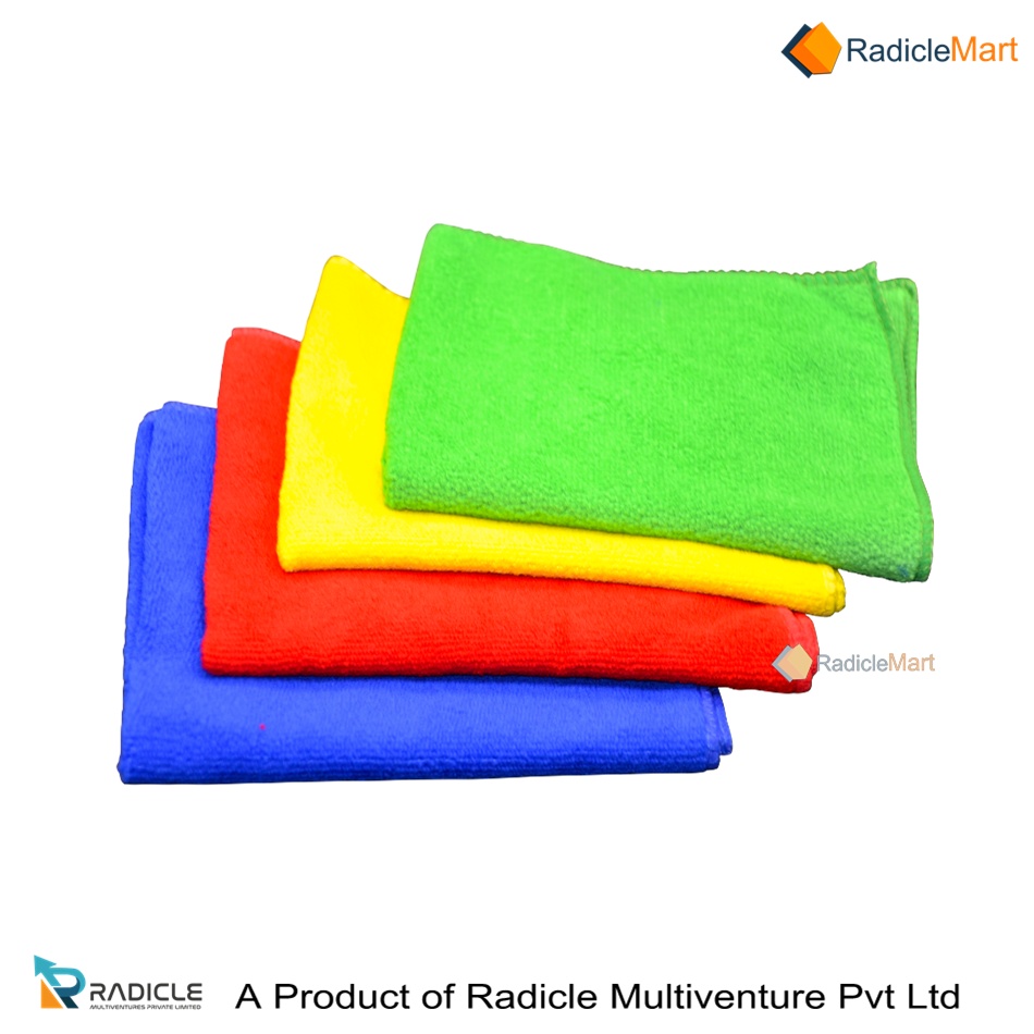 MICRO FIBER CLOTH (PACK OF 4 PCS)