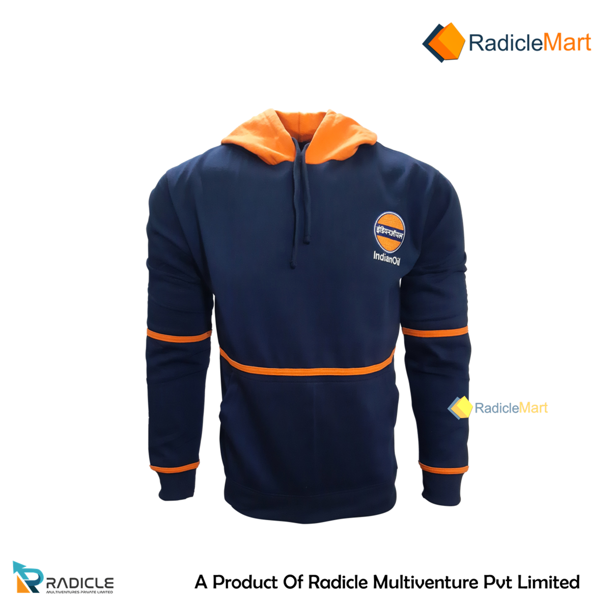 INDIAN OIL COTTON HOODIE (IOCL)